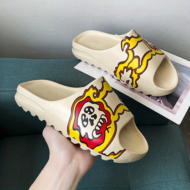 Unisex Cartoon Cloud Slides Pillow Slippers Non Slip Shoes For Indoor Outdoor