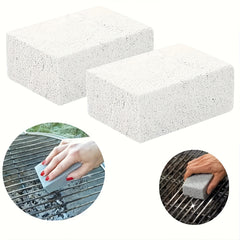 2pcs Pumice Stone Cleaning Bricks - BBQ Grill & Descaling Stone