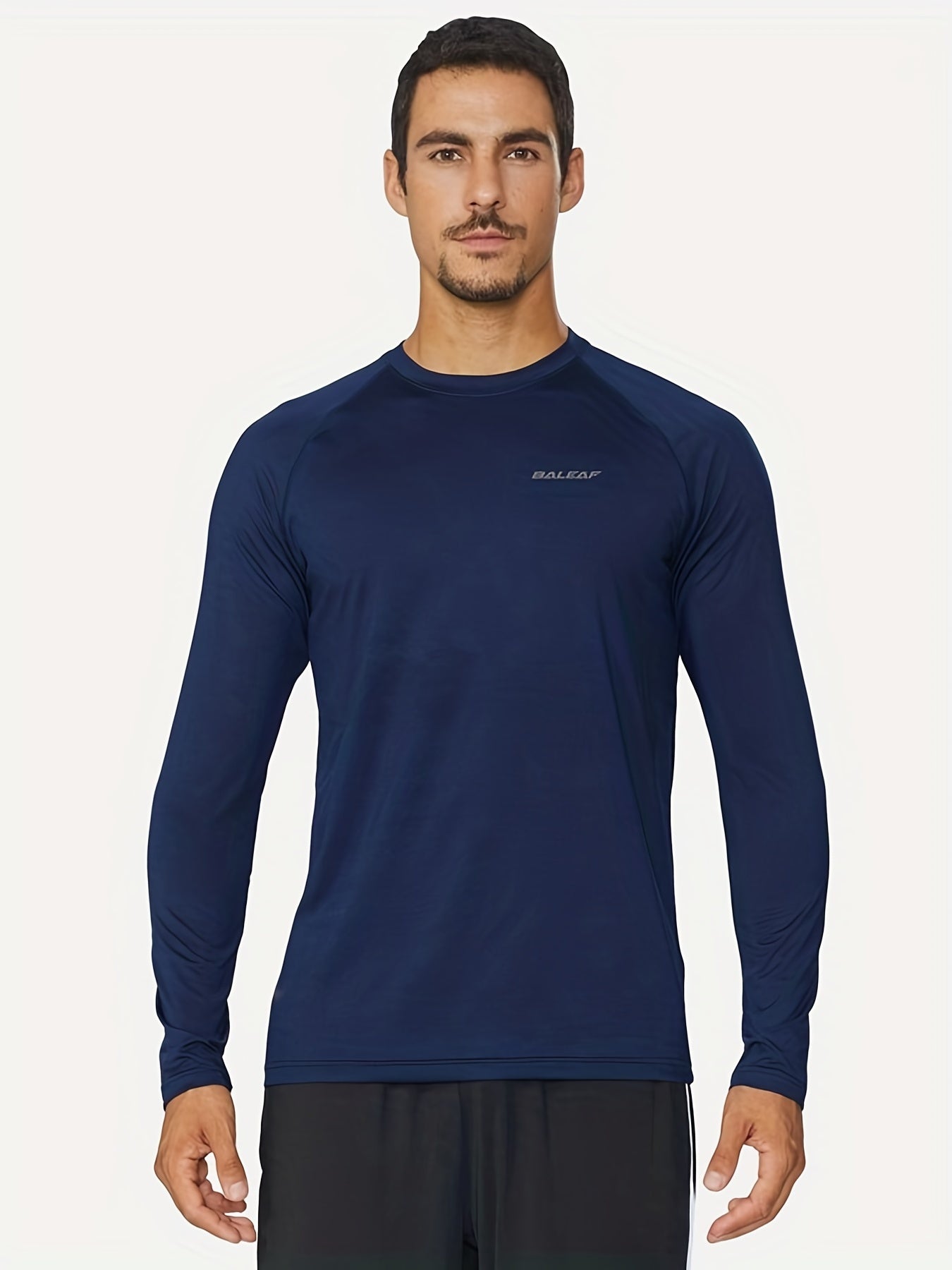 BALEAF Men's Quick Drying Long Sleeve Running Shirt