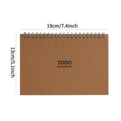 Planner Notebook Weekly Monthly Daily To Do List Double Coil Organizer