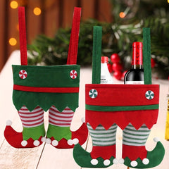 1pc Non-woven Christmas Elf Candy Bag Gift Navidad