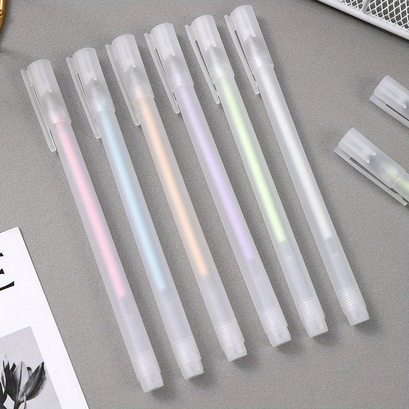 6pcs Frosted Rod Dot Glue Pen Quick Drying Precision Dispensing Pen