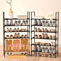 KYHK Heavy Duty Metal Shoe Storage Rack 8 Layer