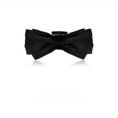Sweet Bow Hair Claw Double Bowknot Hair Claw Nonslip Ponytail Holder