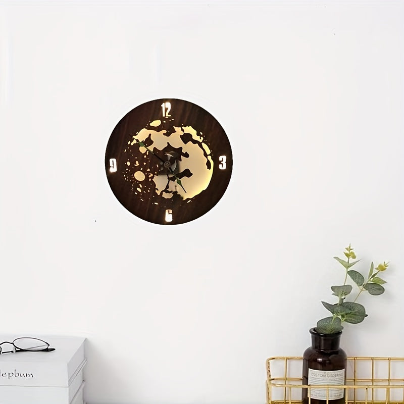 Wooden Hanging Sign LED Light Holiday Home Decoration