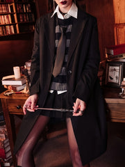  Solid Long Sleeve Open Front Blazer
