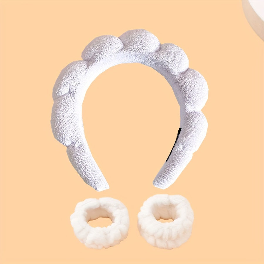 SoftTouch Solid Elastic Headband 3pcs Set