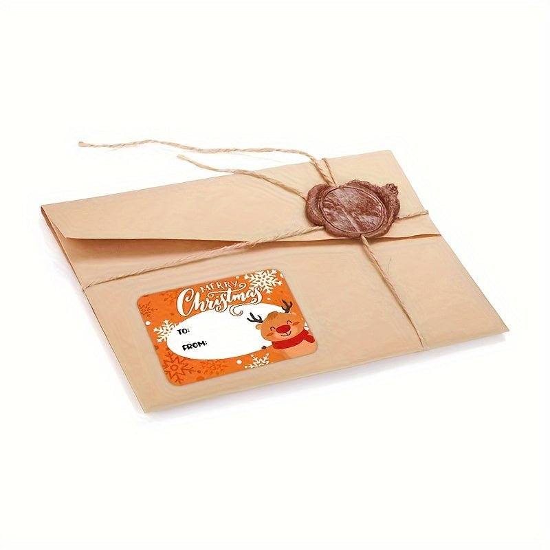 250 Sheets Roll Stickers Christmas Decoration Gift Series Self-adhesive