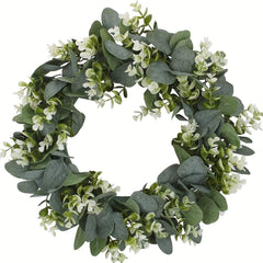 46cm Money Leaf Eucalyptus Door Decoration Wreath Pendant