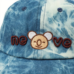 Kids Adjustable Baseball Cap with Cartoon Bear Embroidery