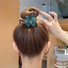 Sweet Flower Camellia Hair Clip for Girls and Women