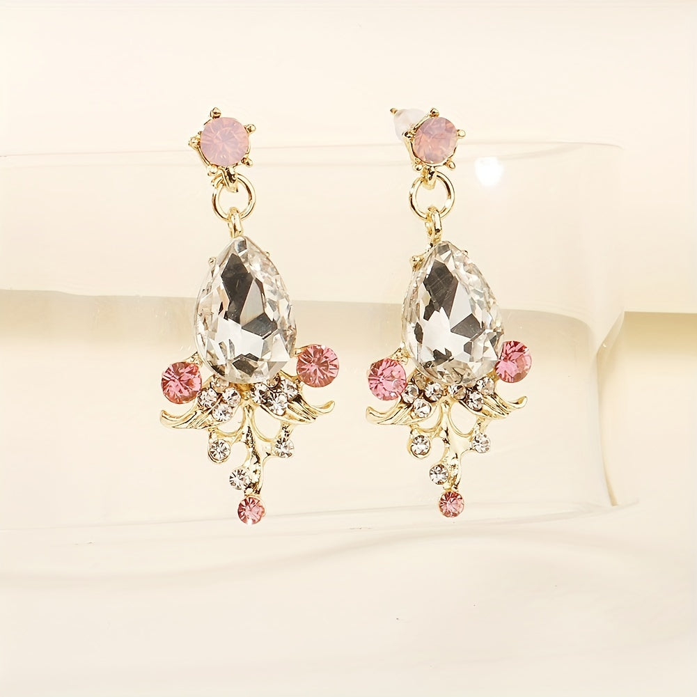 Baroque Style Crystal Jewelry Set for Bridal Wedding
