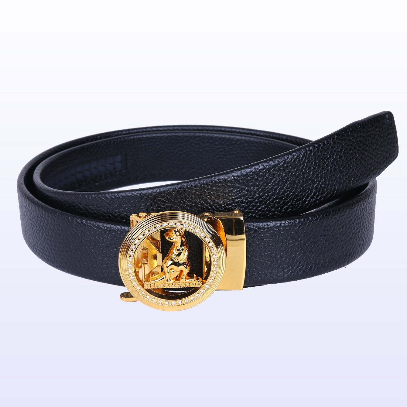 Men's Round Rhinestone Belt