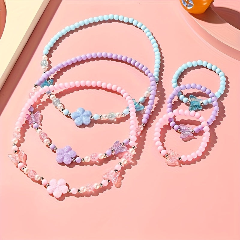 2pcs Necklace Set Decorative Ornaments Stylish Hand Jewelry