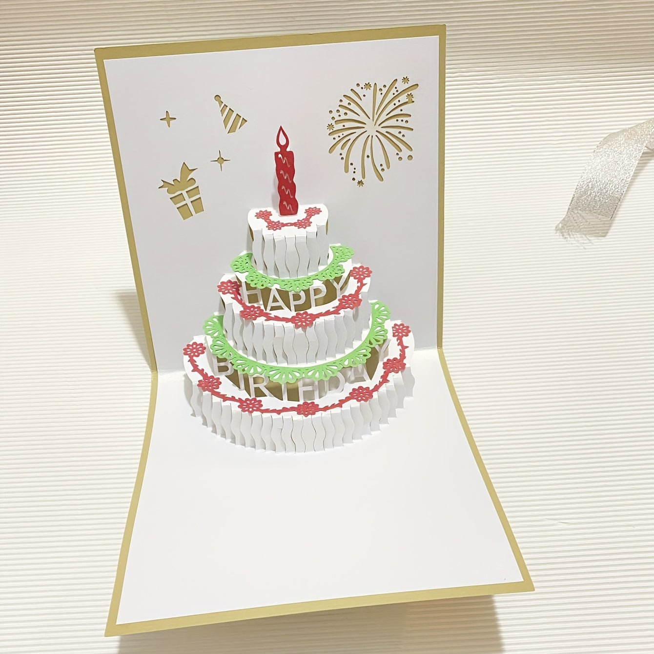 3D Cake Birthday Card