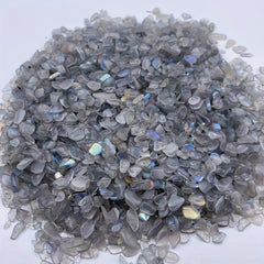 Natural Labradorite Chips Crystal Crushed Stones Healing Quartz