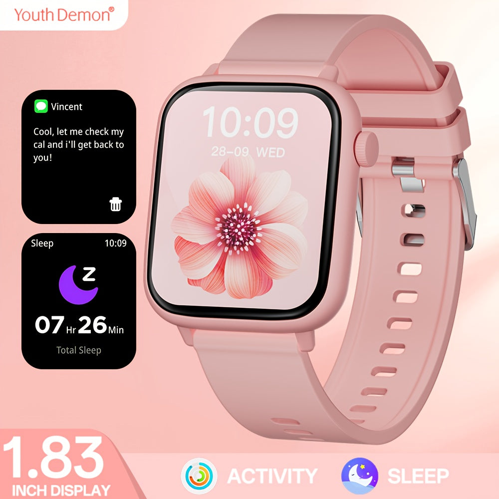Youth Demon Smartwatch HD Touch Screen Comfort Fit Silicone Strap