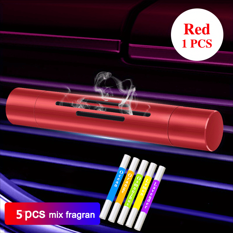 Metal Car Perfume Aromatherapy Stick Clip Ornament