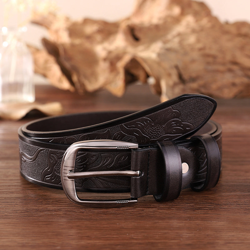 Men's Casual Vintage Business Leather Belt