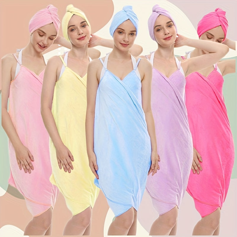 Soft Water Absorption Sling Bath Towel Quick Drying Bath Supplies