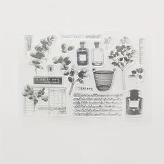 1pc Cartoon Transparent Stamp for DIY Decor
