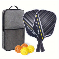 Carbon Fiber Pickleball Paddle Set with Rackets