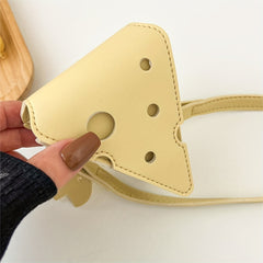 Minimalist Niche Cheese Bag Solid Crossbody Bag Women's Stylish Purse