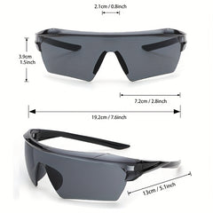 Men's Wrapped Trim Sunglasses