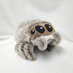 Realistic Spider Plush Toy Doll Fluffy Stuffed Animal with Large Eyes & Orange A