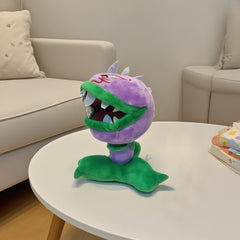 Plant-Eating Plush Doll with Expressive Eyes & Sharp Teeth Stuffed Animal