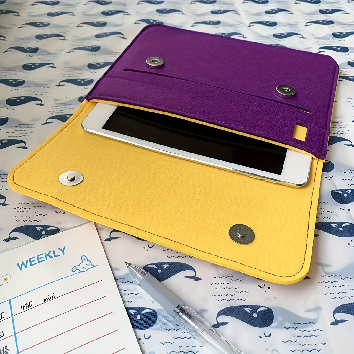 Large Capacity A4 File Folder Storage Bag Tablet Computer Storage