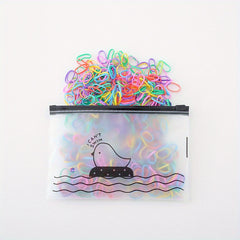 500pcs Children's Hair Ties Elastic Hair Ropes All match Hair Accessories