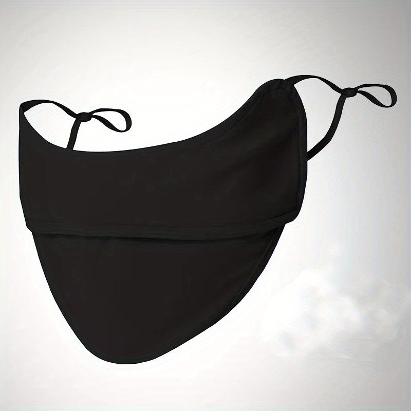 Solid Face Mask Casual UV Protection Women Eye Protection Breathable Mask
