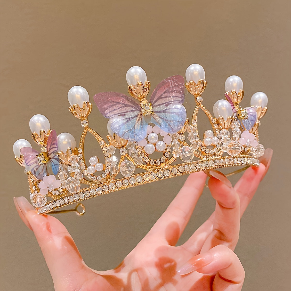 Horse Eye Drills Water Insertion Loving Comb Birthday Crown
