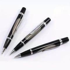 Metal Roller Ballpoint Pen with Telescopic Gel Pen and Refill