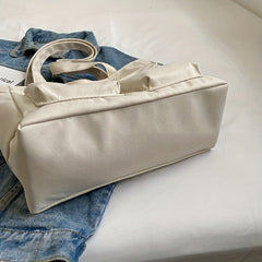 Casual Pocket Tote Bag Shoulder Handbag for Work School Travel