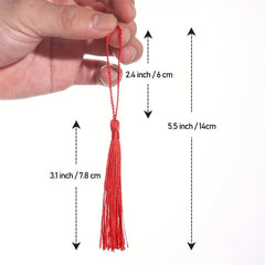100pcs 144pcs Bookmark Tassels For Crafts Keychain Graduation