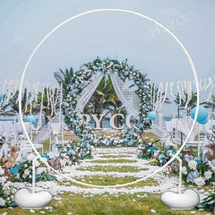 DIY Round Balloon Arch Wreath Frame for Wedding Party Decoration