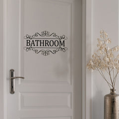 Inspirational Slogan PVC Wall Sticker Bathroom Living Room Home Decor