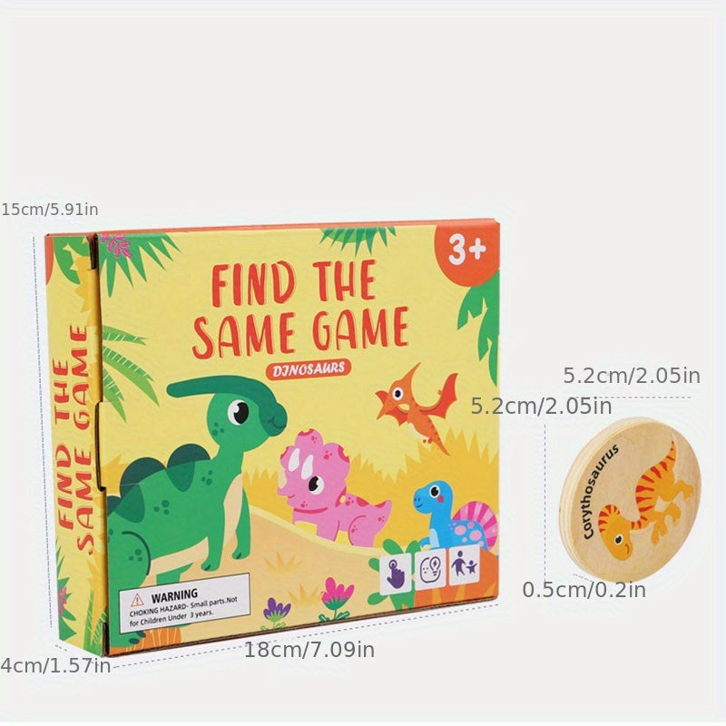 Wooden Dinosaurs Building Blocks for Kids