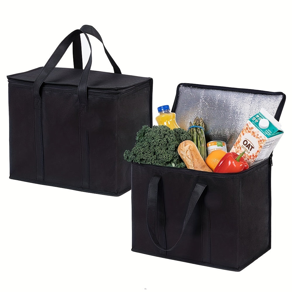 Large Insulated Reusable Grocery Bag Keeps Food Fresh & Cold