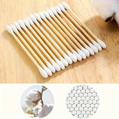 1000pcs Cotton Swabs Double Round Head for Ear and Nose Cleaning