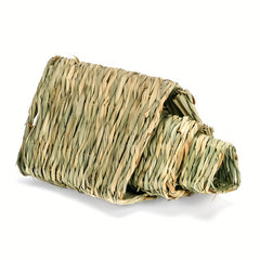 Straw Hand Woven Small Pet House Hamster Tunnel Toy