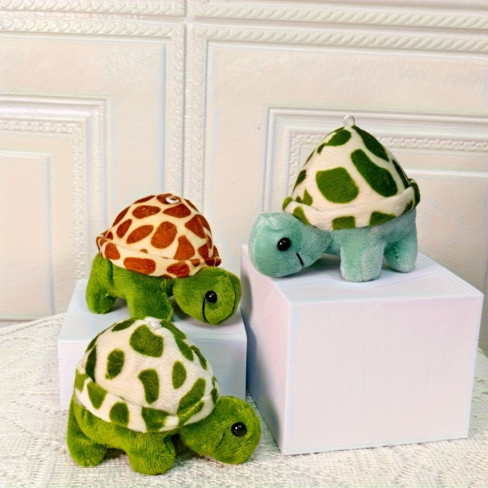 Sea Turtle Doll with Expressive Eyes & Fluffy Shell Soft Stuffed Animal