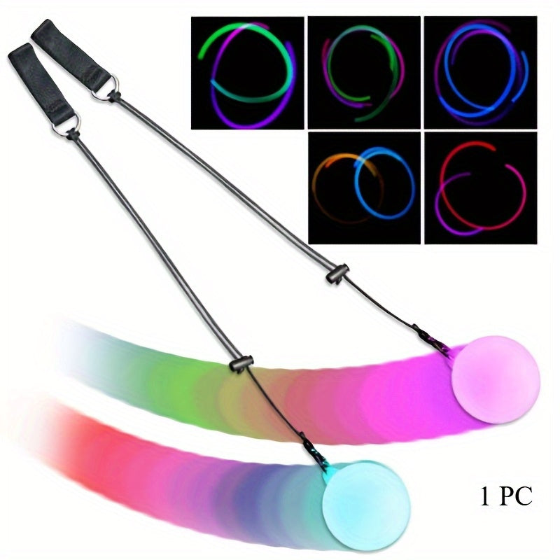 LED Light Up Ball with Adjustable Strap - High Flash Rotating