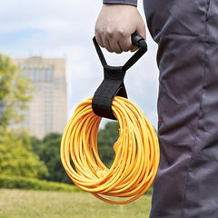 Heavy Duty Hook and Loop Storage Strap with Handle for Hoses Cables