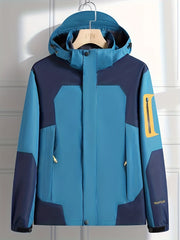 Men's Lightweight Waterproof Windbreaker Jacket Coat for Outdoors Hiking