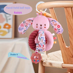 Plush Rabbit & Elephant Baby Grasping Toys