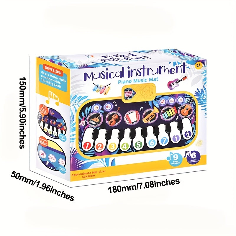 SmartJoy Interactive Music Toy Mat with 6 Instruments & Piano Keys