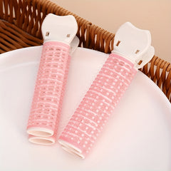 2pcs Heatless Bang Curler Clip Hair Root Curler Natural Fluffy Hair